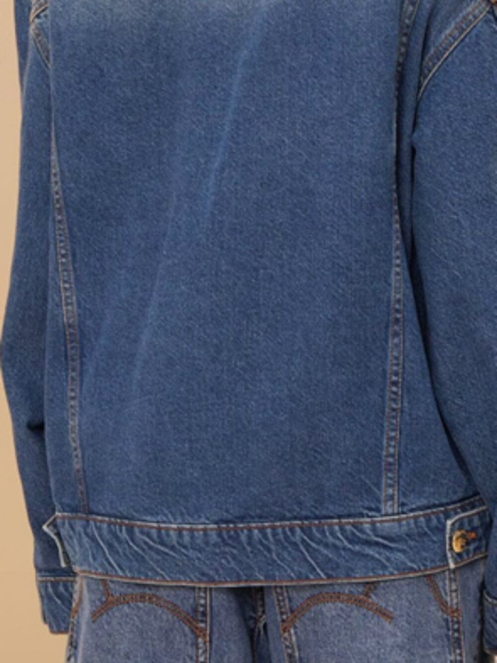 NWT Farm Rio Denim Buttoned Jacket - Picture 4 of 15